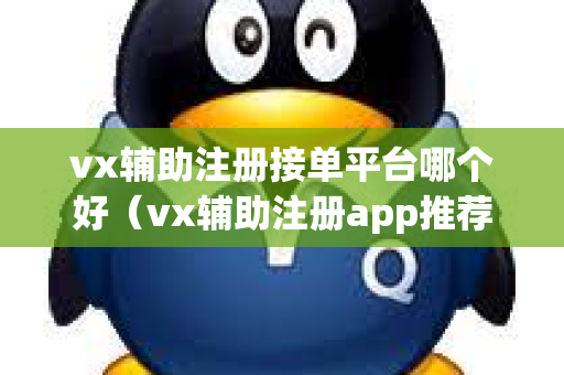 vx辅助注册接单平台哪个好（vx辅助注册app推荐）